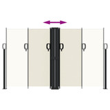 Bočna tenda na uvlačenje krem 140 x 1200 cm 4004805