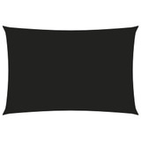 Jedro protiv sunca od tkanine Oxford pravokutno 2,5x4,5 m crno 135758