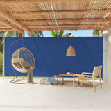 Uvlačiva bočna tenda za terasu 220 x 600 cm plava 317978