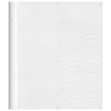 Balkonski zaslon bijeli 120x800 cm 100 % poliester Oxford 4000103