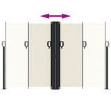 Bočna tenda na uvlačenje krem 160 x 1200 cm 4004820