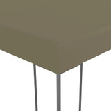 Vrtni šator 3 x 3 m smeđe-sivi 180 g/m² 312228