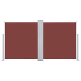 Uvlačiva bočna tenda 120 x 600 cm smeđa 48451