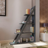 Polica za knjige Arven - antracit