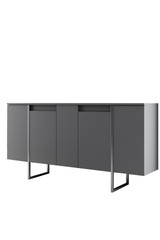 Konzola Luxe - antracit, srebro Konzola Luxe - antracit, srebro
