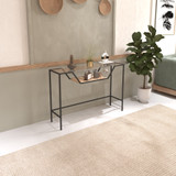 Konzola Lala - Crna, Staklo