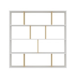 Polica za knjige Hodbi - bijeli, hrast