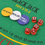 Set za Poker i Blackjack s 600 Laserskih Žetona Aluminijum Set za Poker i Blackjack s 600 Laserskih Žetona Aluminijum