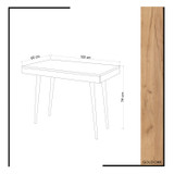 Radni stol Valencia - Hrast