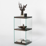 Polica za knjige Aqua 2 - Antracit