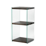 Polica za knjige Aqua 2 - Antracit