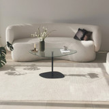 Stolić za kavu Soho - prozirna, crna