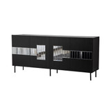 Konzola Pariz - crna, dim