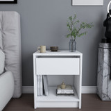 Noćni ormarić Sheridan - Bijela