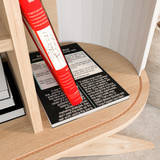 Stol za posuđe Stor - hrast, bijeli