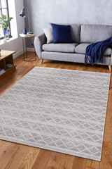 Tepih (120 x 180) Elmina F0325 - Svijetlo siva