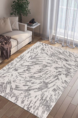 Tepih (120 x 180) Elmina F0330 - Svijetlo siva