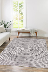 Tepih (120 x 180) Elmina F0333 - Svijetlo siva