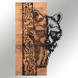 Ukrasni drveni zidni dodatak Folivora