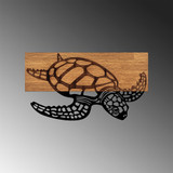 Ukrasni drveni zidni dodatak Caretta Caretta - 314