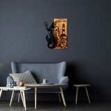 Ukrasni drveni zidni dodatak Posejdon