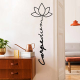 Ukrasni metalni zidni dodatak Carpe Diem 4