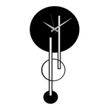 Ukrasni metalni zidni sat Puno prazno