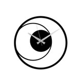 Ukrasni metalni zidni sat Zaokruži 15