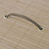 242723 Bamboo Laundry Bin Round Natural