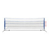 Set za Badminton s Mrežom i Lopticama 500x155 cm