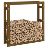 Stalak za drva za ogrjev boja meda 100x25x100 cm od borovine n.p Stalak za drva za ogrjev boja meda 100x25x100 cm od borovine n.p