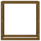 Stalak za drva za ogrjev boja meda 100x25x100 cm od borovine n.p Stalak za drva za ogrjev boja meda 100x25x100 cm od borovine n.p
