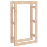 Stalak za drva za ogrjev 60x25x100 cm od masivne borovine n.p Stalak za drva za ogrjev 60x25x100 cm od masivne borovine n.p