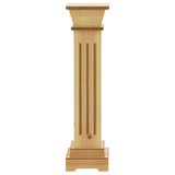 Klasični četvrtasti stalak za biljke boja drva 17x17x66 cm MDF n.p Klasični četvrtasti stalak za biljke boja drva 17x17x66 cm MDF n.p