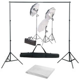 Komplet za fotografski studio sa setom svjetiljki i pozadinom n.p