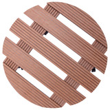 Kolica za biljke 4 kom smeđa Ø 30 x 7,5 cm WPC n.p Kolica za biljke 4 kom smeđa Ø 30 x 7,5 cm WPC n.p