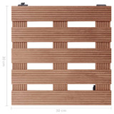 Kolica za biljke 4 kom smeđa 30 x 30 x 7,5 cm WPC n.p Kolica za biljke 4 kom smeđa 30 x 30 x 7,5 cm WPC n.p
