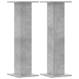 Stalci za biljke 2 kom siva boja betona 30 x 30 x 95 cm drveni n.p