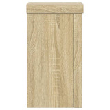 Stalci za biljke 2 kom boja hrasta 10x10x18cm konstruirano drvo n.p Stalci za biljke 2 kom boja hrasta 10x10x18cm konstruirano drvo n.p
