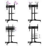 Pomični TV stalak za zaslon od 32-70 inča max. 600x400 mm 50 kg n.p Pomični TV stalak za zaslon od 32-70 inča max. 600x400 mm 50 kg n.p