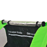 Prikolica za bicikl sivo-zelena 30 kg n.p Prikolica za bicikl sivo-zelena 30 kg n.p