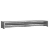 Stalak za monitor boja betona 100x24x13 cm konstruirano drvo n.p Stalak za monitor boja betona 100x24x13 cm konstruirano drvo n.p