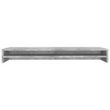Stalak za monitor boja betona 100x24x13 cm konstruirano drvo n.p Stalak za monitor boja betona 100x24x13 cm konstruirano drvo n.p