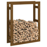 Stalak za drva za ogrjev boja meda 80 x 25 x 100 cm od borovine n.p Stalak za drva za ogrjev boja meda 80 x 25 x 100 cm od borovine n.p