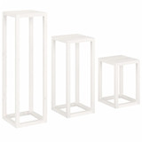 3-dijelni set stalaka za biljke od masivne borovine bijeli n.p 3-dijelni set stalaka za biljke od masivne borovine bijeli n.p