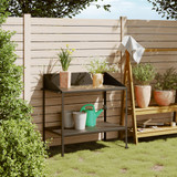 Stalak za biljke antracit 100 x 54,5 x 100 cm pocinčani čelik n.p