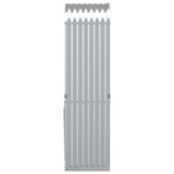 Držač za cjepanice srebrni 40x45x170 cm od pocinčanog čelika n.p