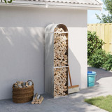 Držač za cjepanice svjetlosivi 40x45x170 cm pocinčani čelik n.p