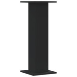 Stalci za biljke 2 kom crni 30 x 30 x 80 cm konstruirano drvo n.p Stalci za biljke 2 kom crni 30 x 30 x 80 cm konstruirano drvo n.p