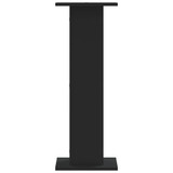 Stalci za biljke 2 kom crni 30 x 30 x 80 cm konstruirano drvo n.p Stalci za biljke 2 kom crni 30 x 30 x 80 cm konstruirano drvo n.p